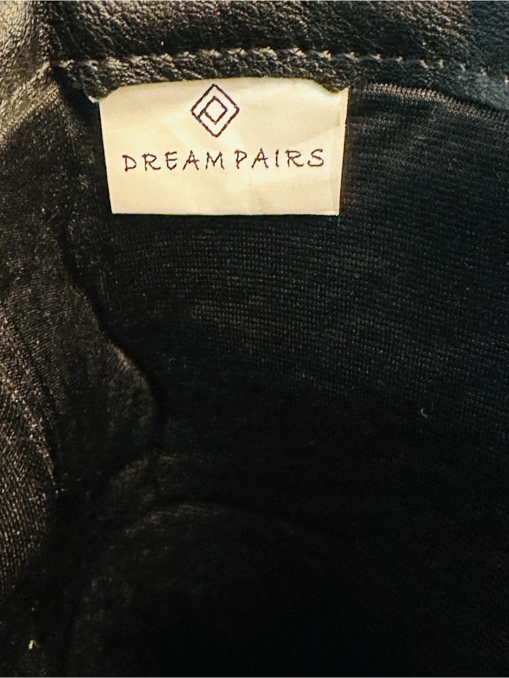 Dream Pairs Black Over-the-Knee Riding Boots - Womens 8 Regular Calf - Picture 13 of 13